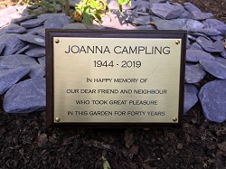 Joanna Campling Plaque
